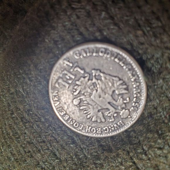 Vintage Wool Heavy Weight Cable Knit Fisherman Sweater Cardigan w Coin Buttons L - Picture 3 of 9